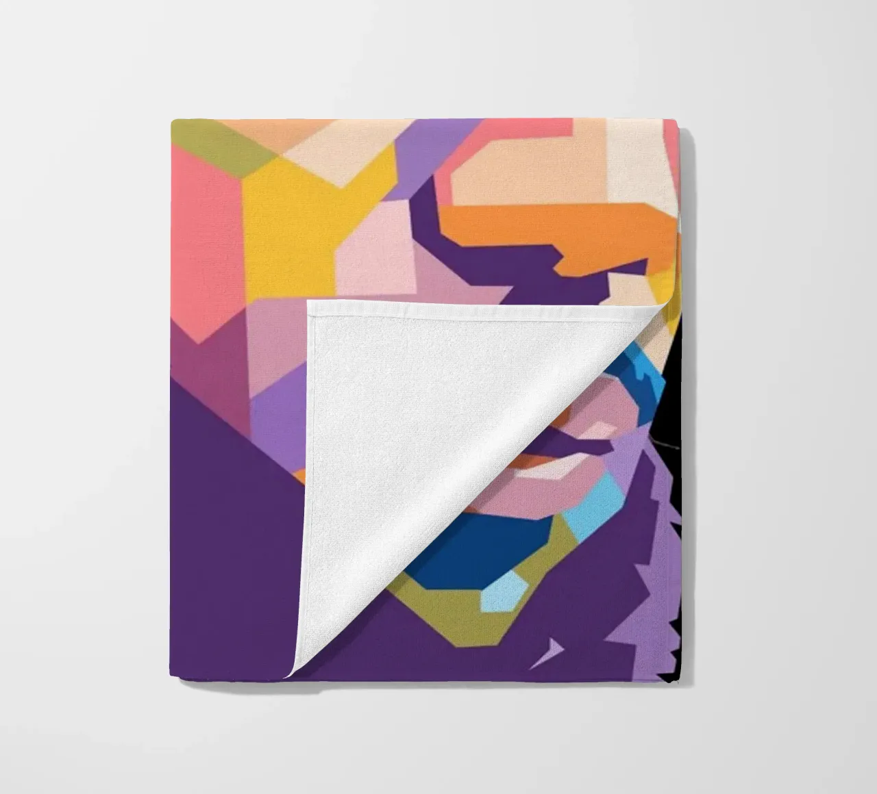 Lebron James LA Lakers beach towel by Hantamrata
