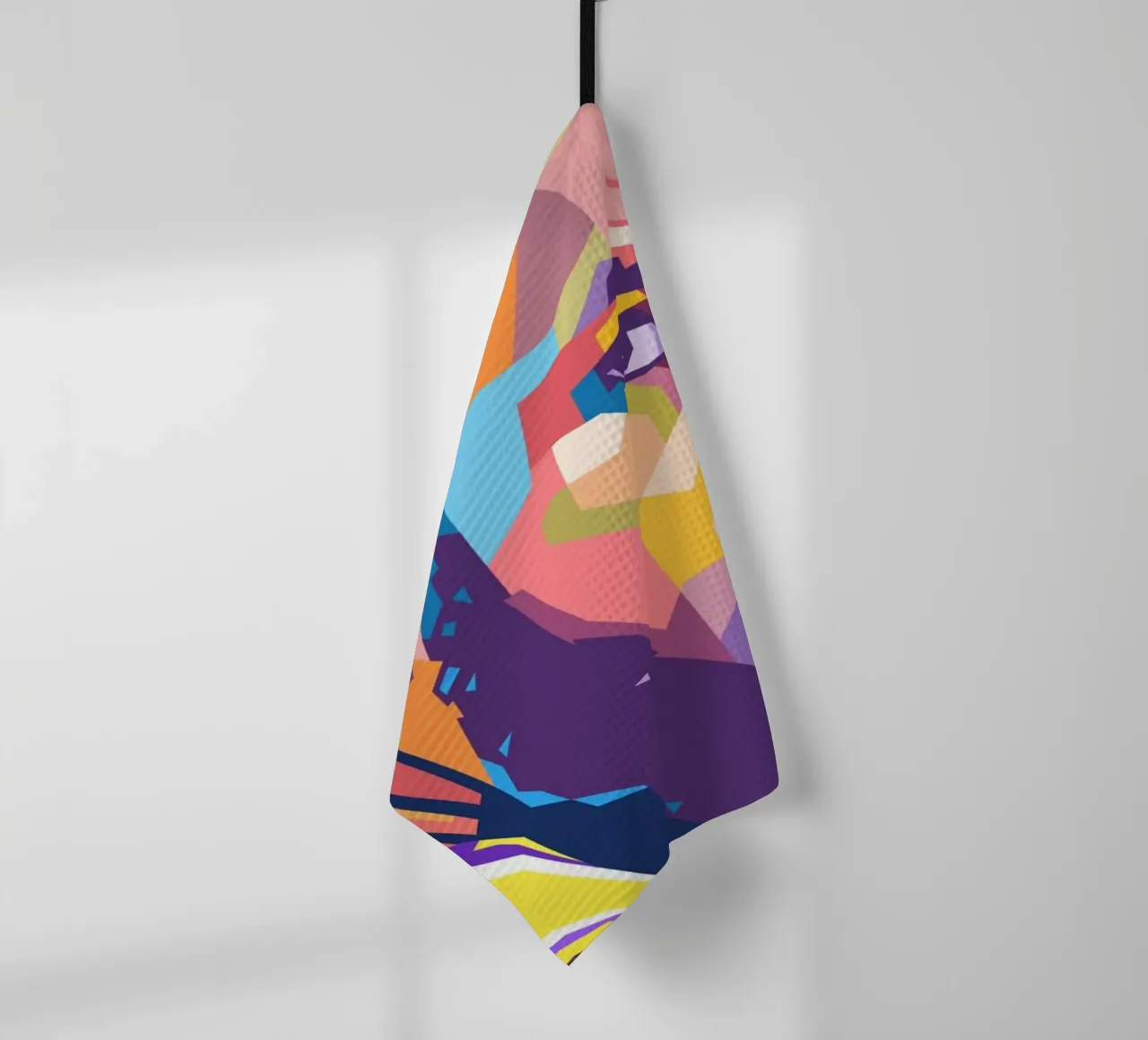 Lebron James LA Lakers tea towel by Hantamrata