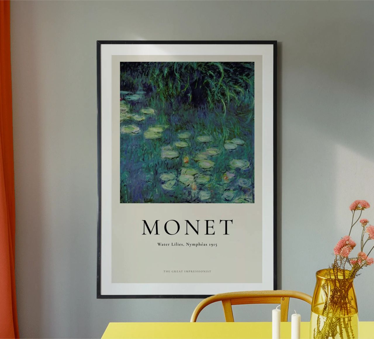 Monet - Water Lilies, Nymphéas poster de ARTOTHEK