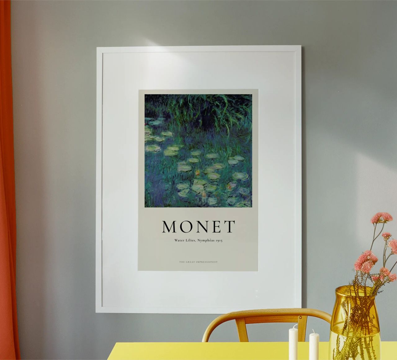 Monet - Water Lilies, Nymphéas poster de ARTOTHEK