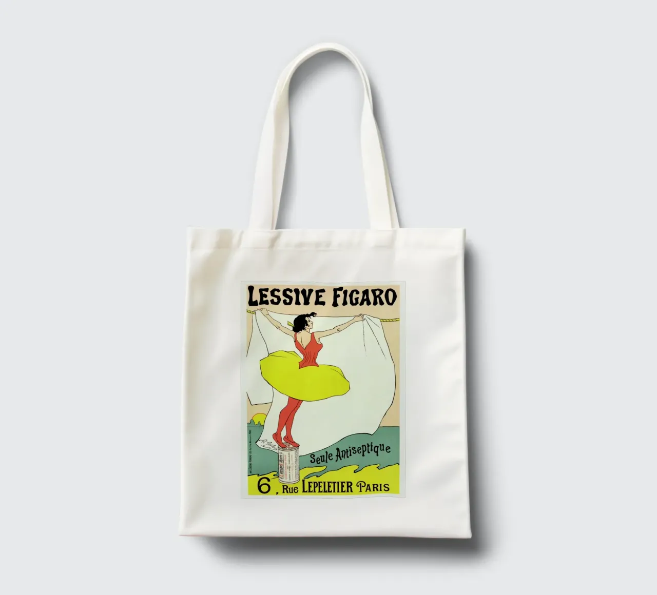 Lessive Figaro - Seule Antiseptique tote bag by ARTOTHEK