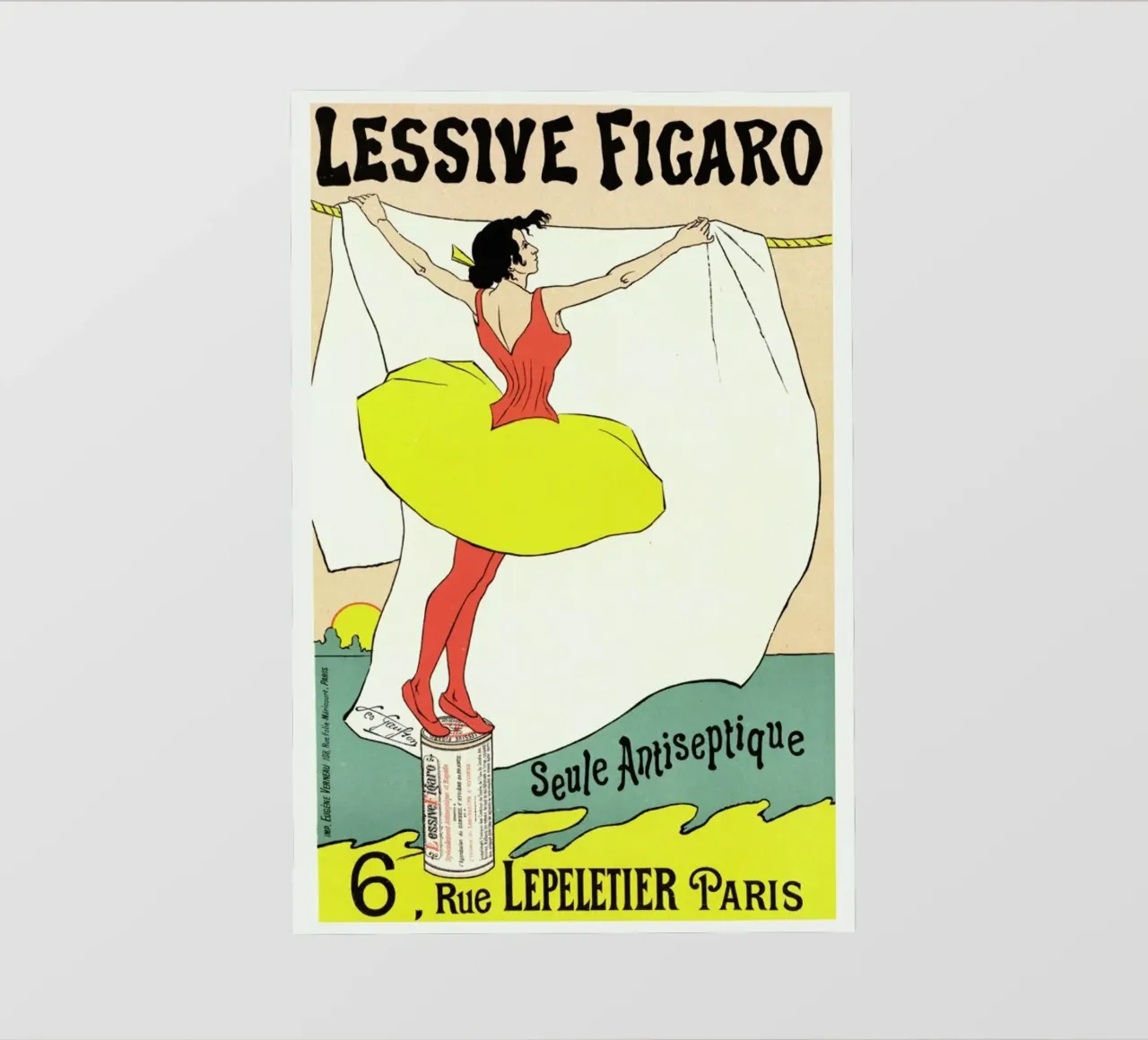 Lessive Figaro - Seule Antiseptique backlit film by ARTOTHEK