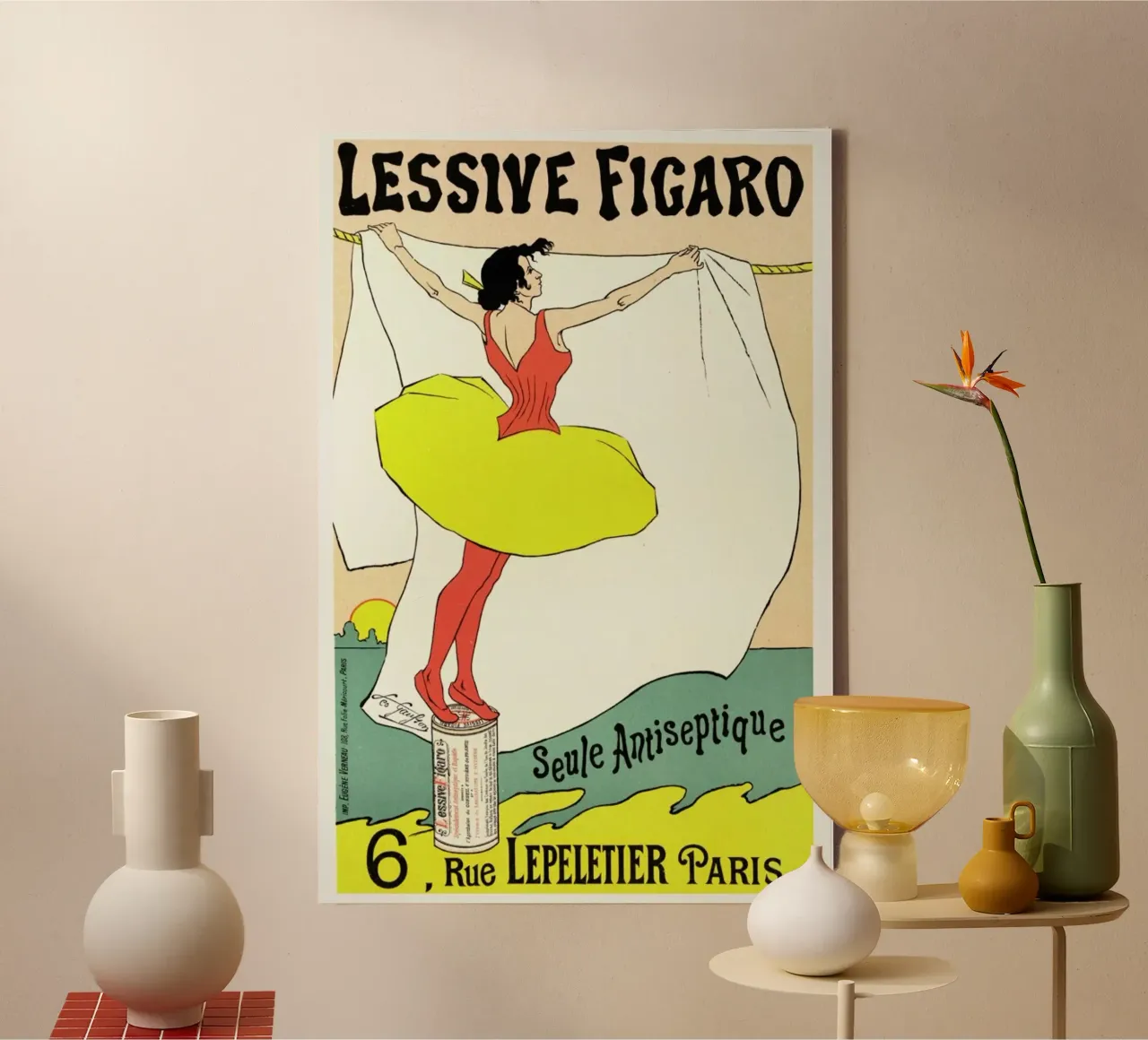 Lessive Figaro - Seule Antiseptique canvas by ARTOTHEK