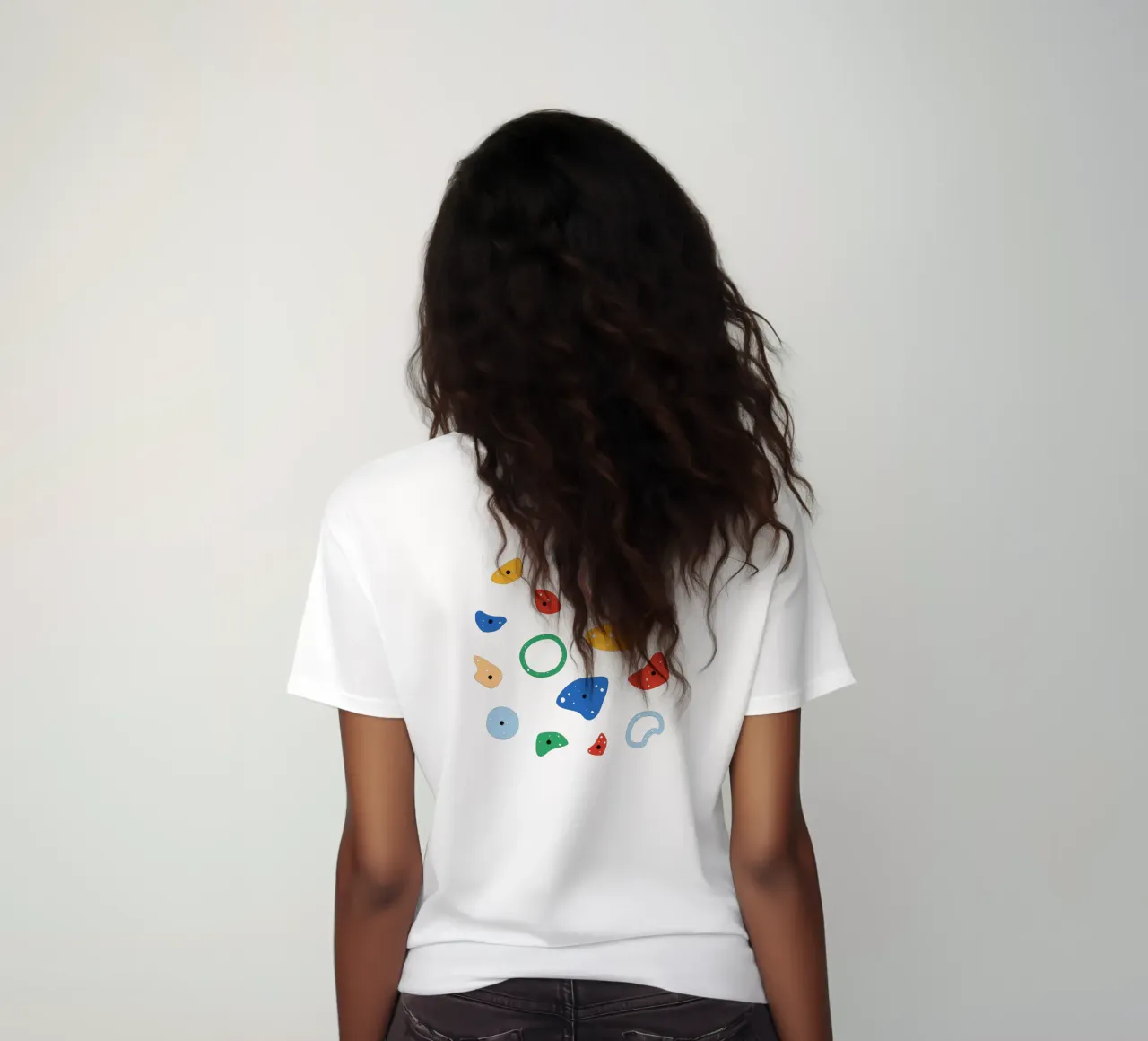 Big Climbing Holds - with Screw Holes dames t-shirt getailleerd van justclimberthings