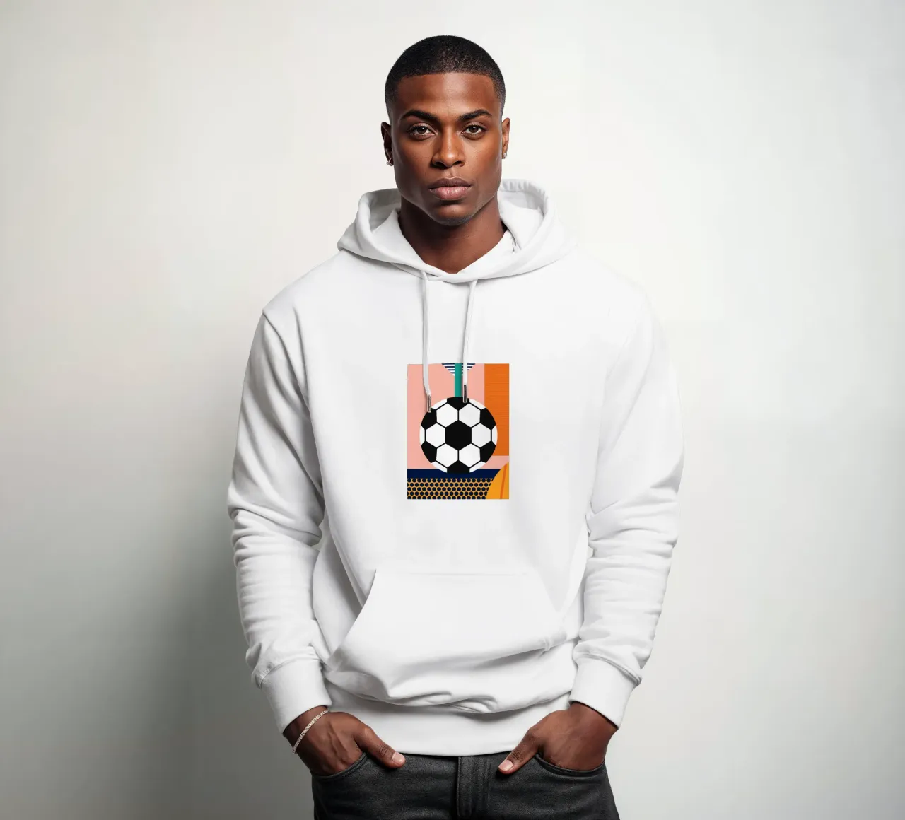 Calcio felpa con cappuccio da LOOK DIFFERENT