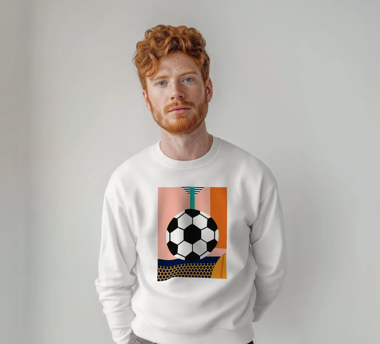 Voetbal sweatshirt van LOOK DIFFERENT