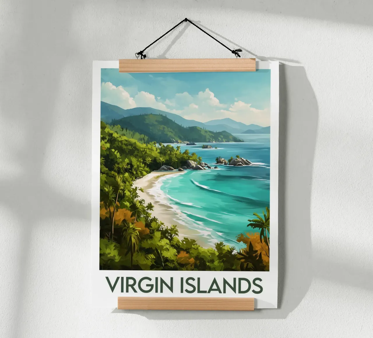 Affiche Jungferninseln-Nationalpark Poster von Frame the World