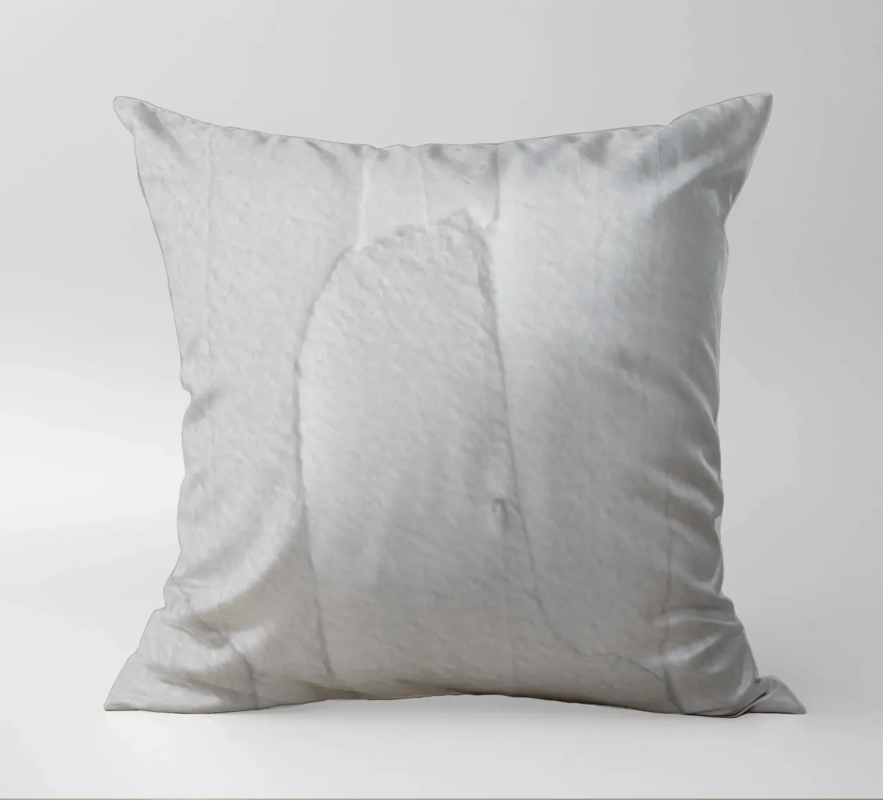 White Textures 3 Abstract Shapes cuscino da Studio Nahili