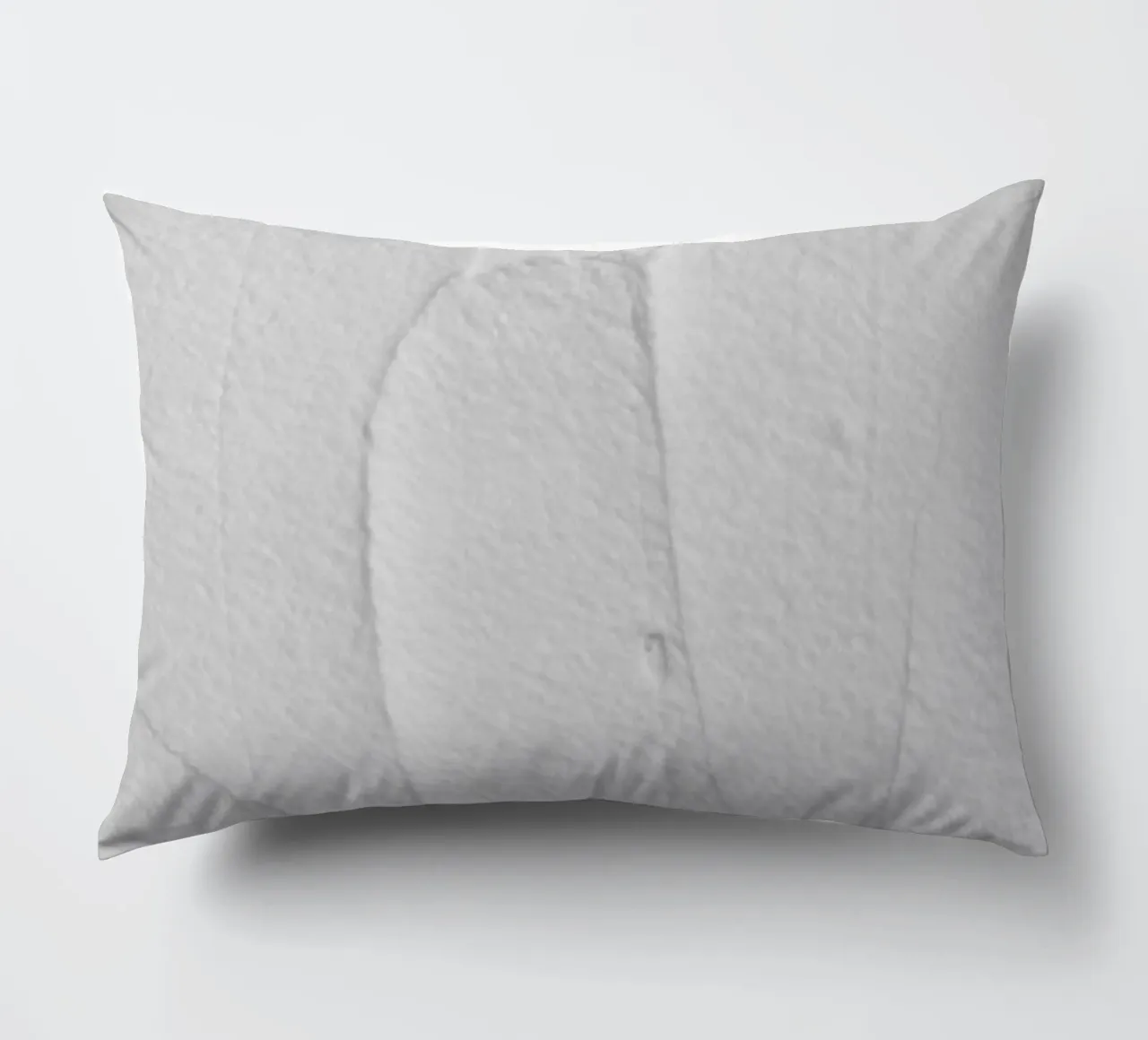 White Textures 3 Abstract Shapes cuscino da Studio Nahili