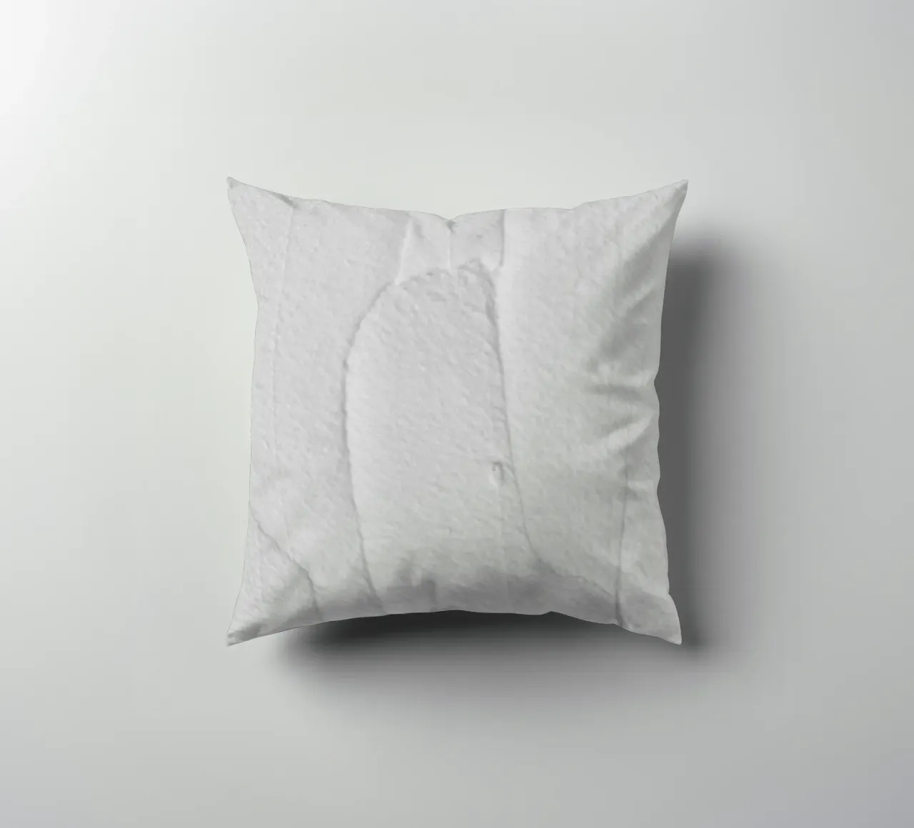 White Textures 3 Abstract Shapes cuscino da Studio Nahili