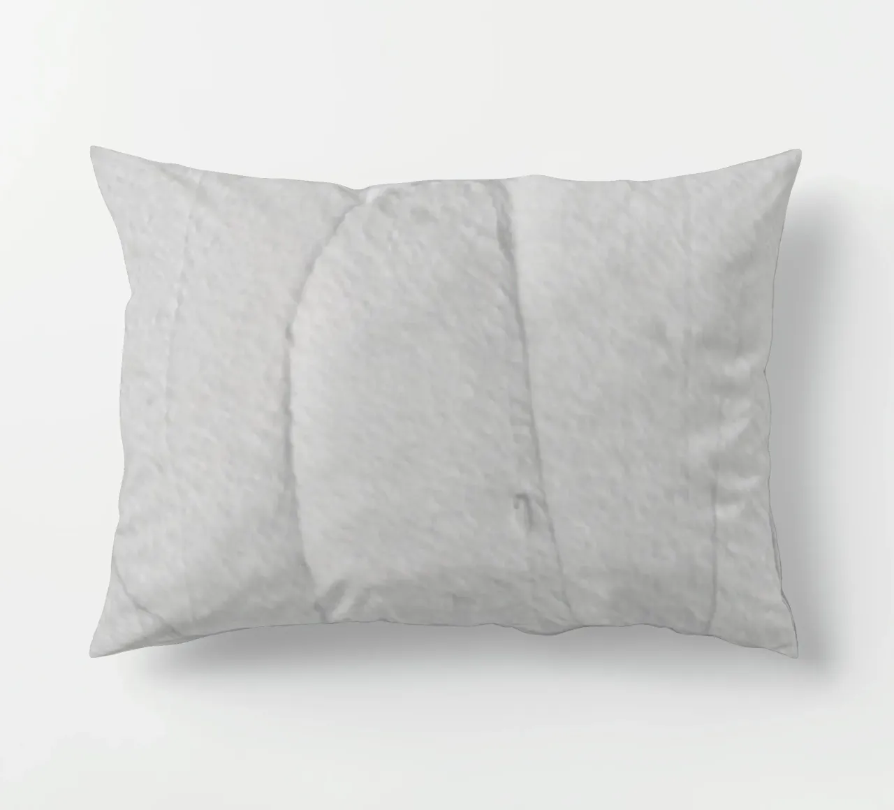 White Textures 3 Abstract Shapes cuscino da Studio Nahili