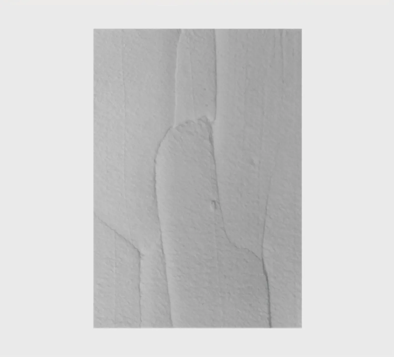 White Textures 3 Abstract Shapes notebook by Studio Nahili