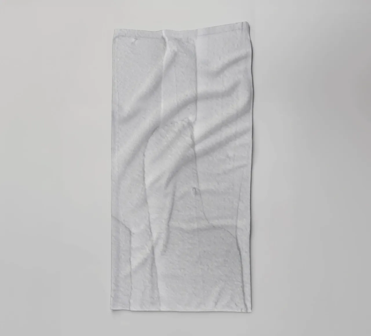 White Textures 3 Abstract Shapes asciugamano da bagno da Studio Nahili