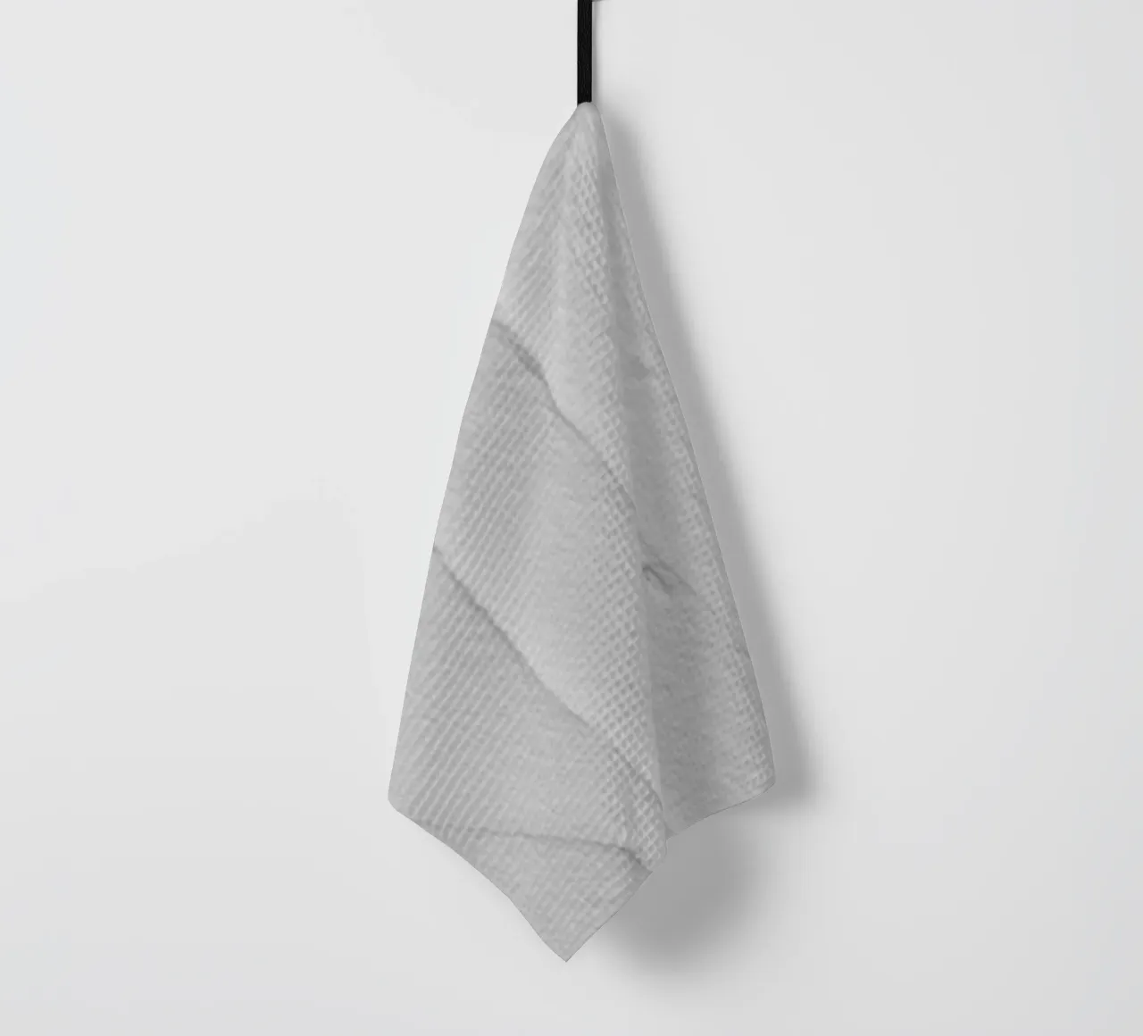 White Textures 3 Abstract Shapes canovaccio da cucina da Studio Nahili