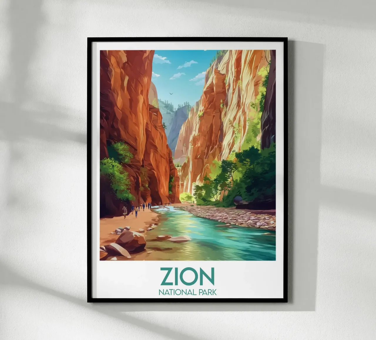 Affiche Zion carta hahnemühle da Frame the World