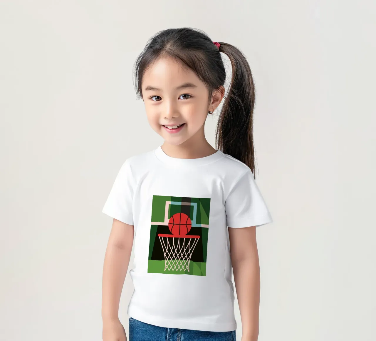 Basketbal kinder t-shirt van LOOK DIFFERENT