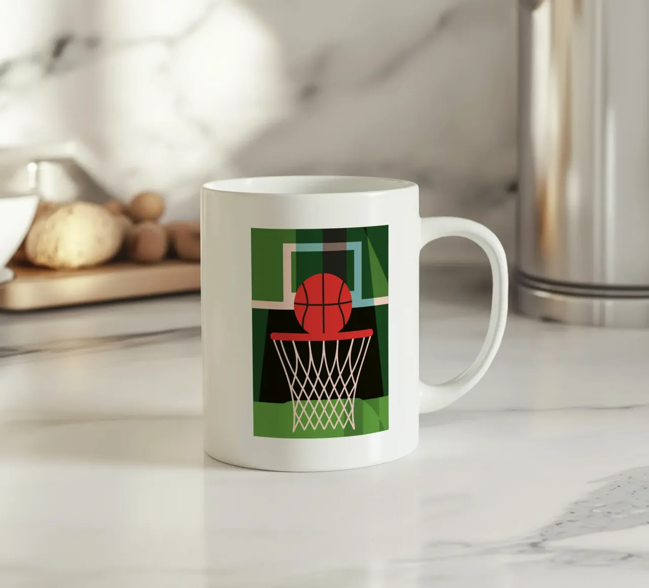 Pallacanestro tazza in ceramica da LOOK DIFFERENT
