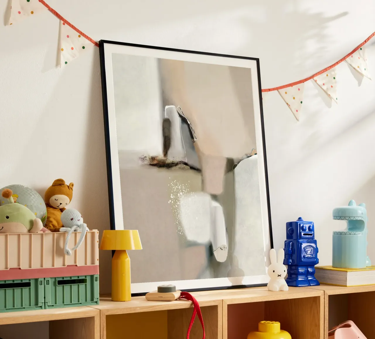 Cheerfully poster con telaio in legno da RobertoMoroArt