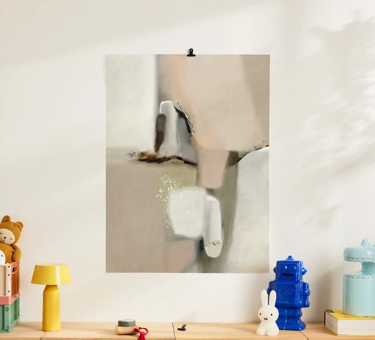 Cheerfully poster con telaio in legno da RobertoMoroArt
