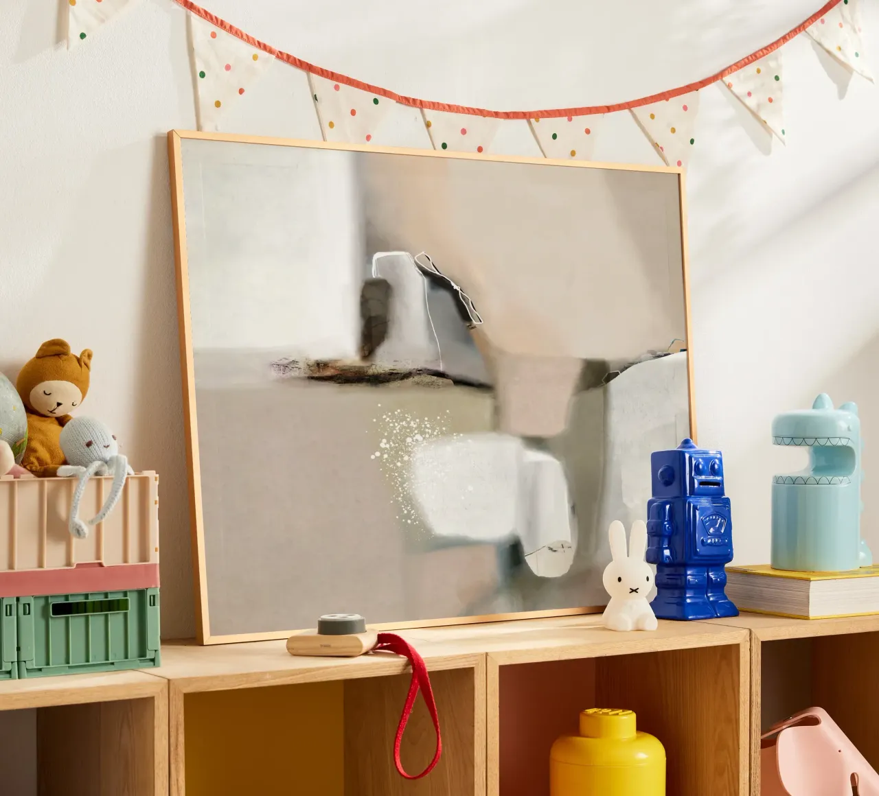 Cheerfully poster con telaio in legno da RobertoMoroArt