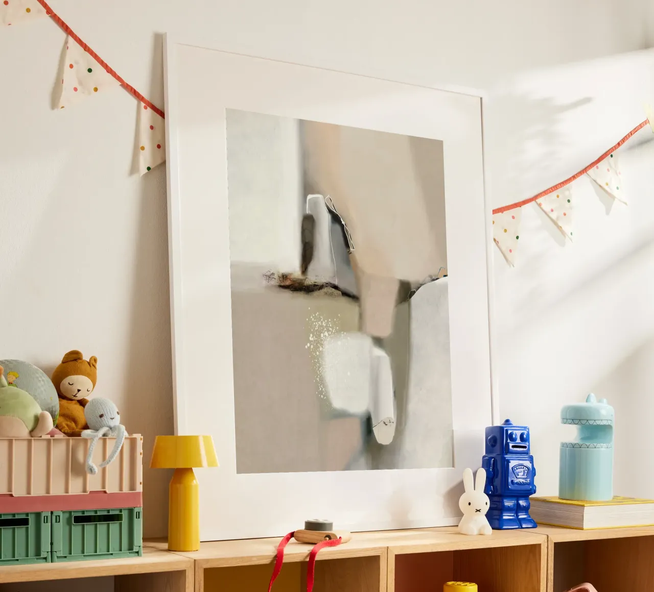 Cheerfully poster con telaio in legno da RobertoMoroArt