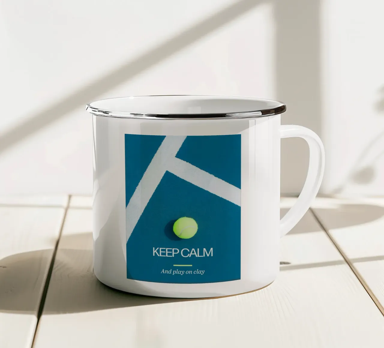 Keep Calm tazza in smalto da Dreamer10