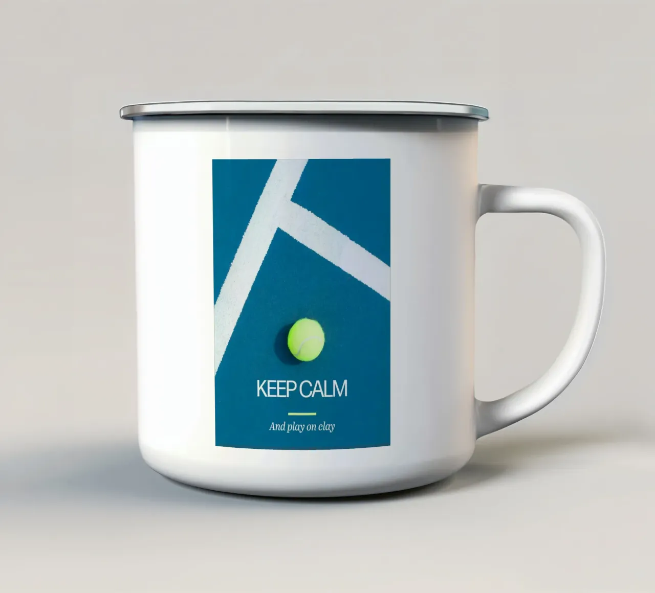 Keep Calm tazza in smalto da Dreamer10