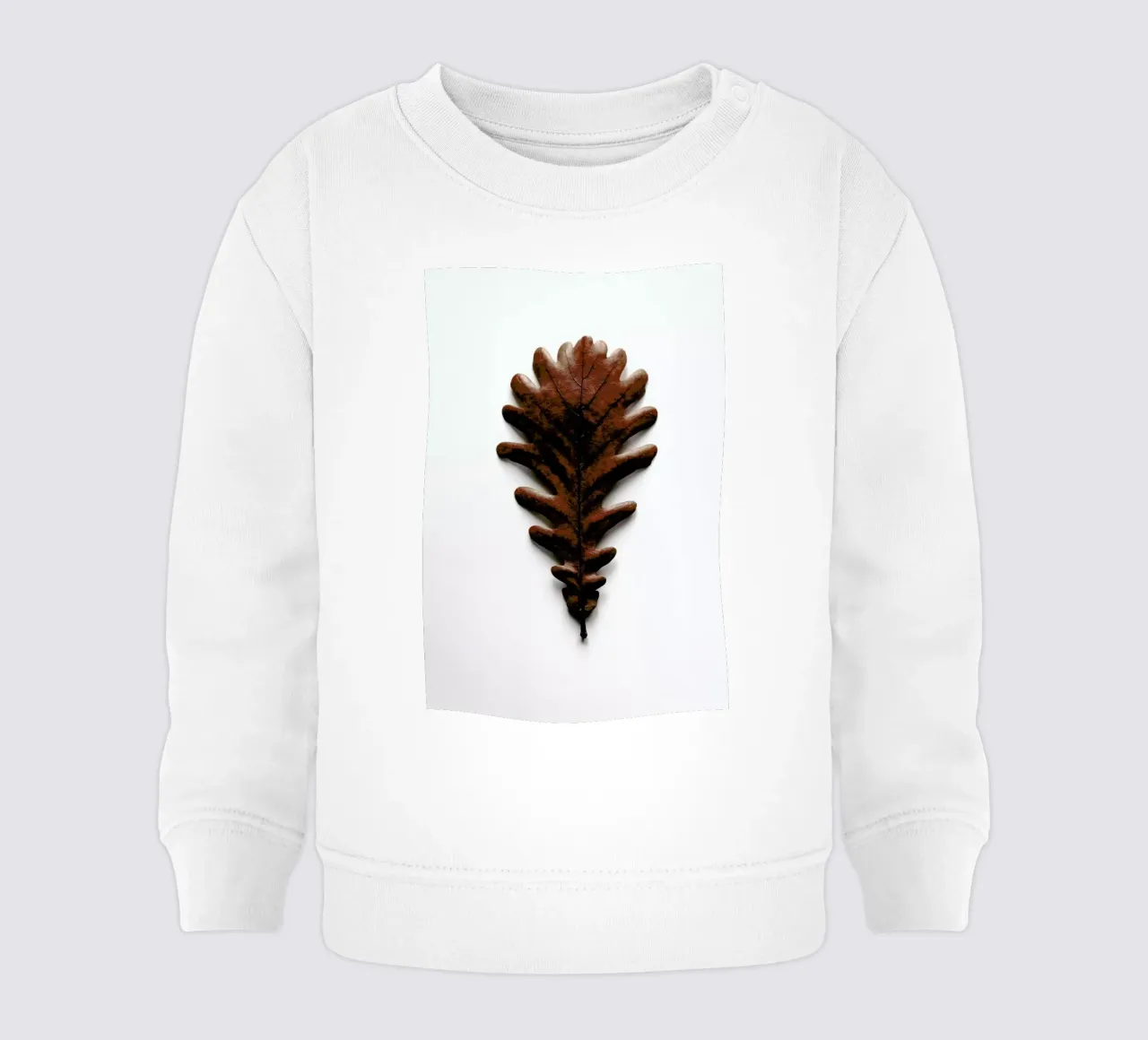 Shapes - Grafic Oak Leaf felpa neonato da Studio Nahili