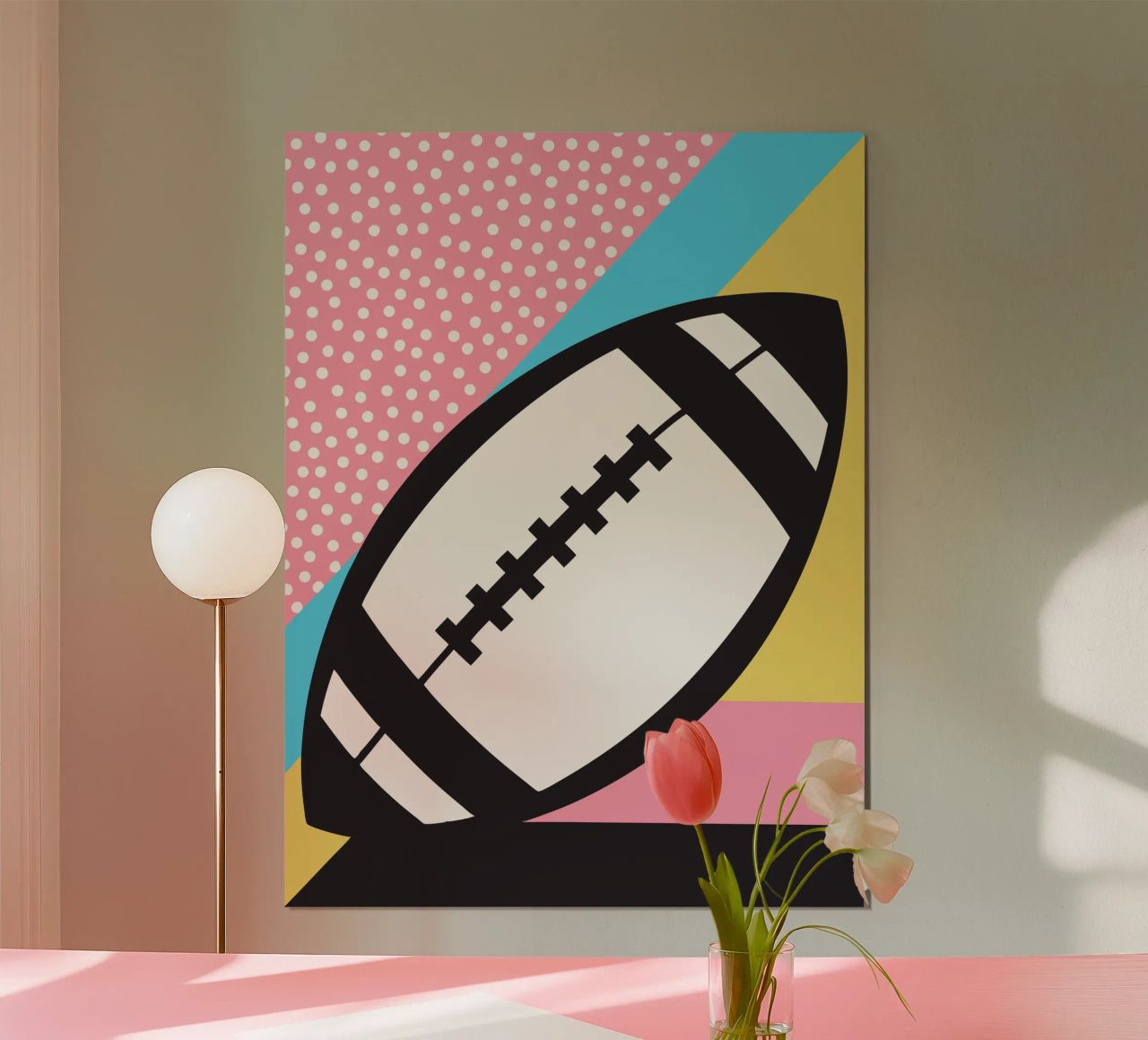 Ballon de rugby poster de LOOK DIFFERENT