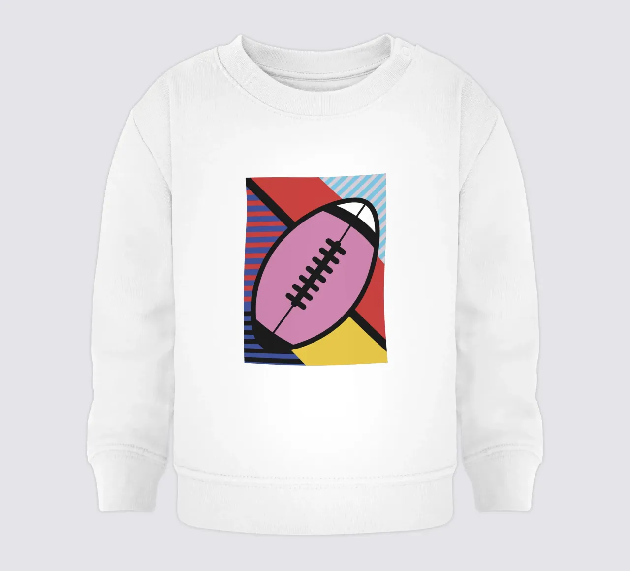 Pallone da rugby felpa neonato da LOOK DIFFERENT