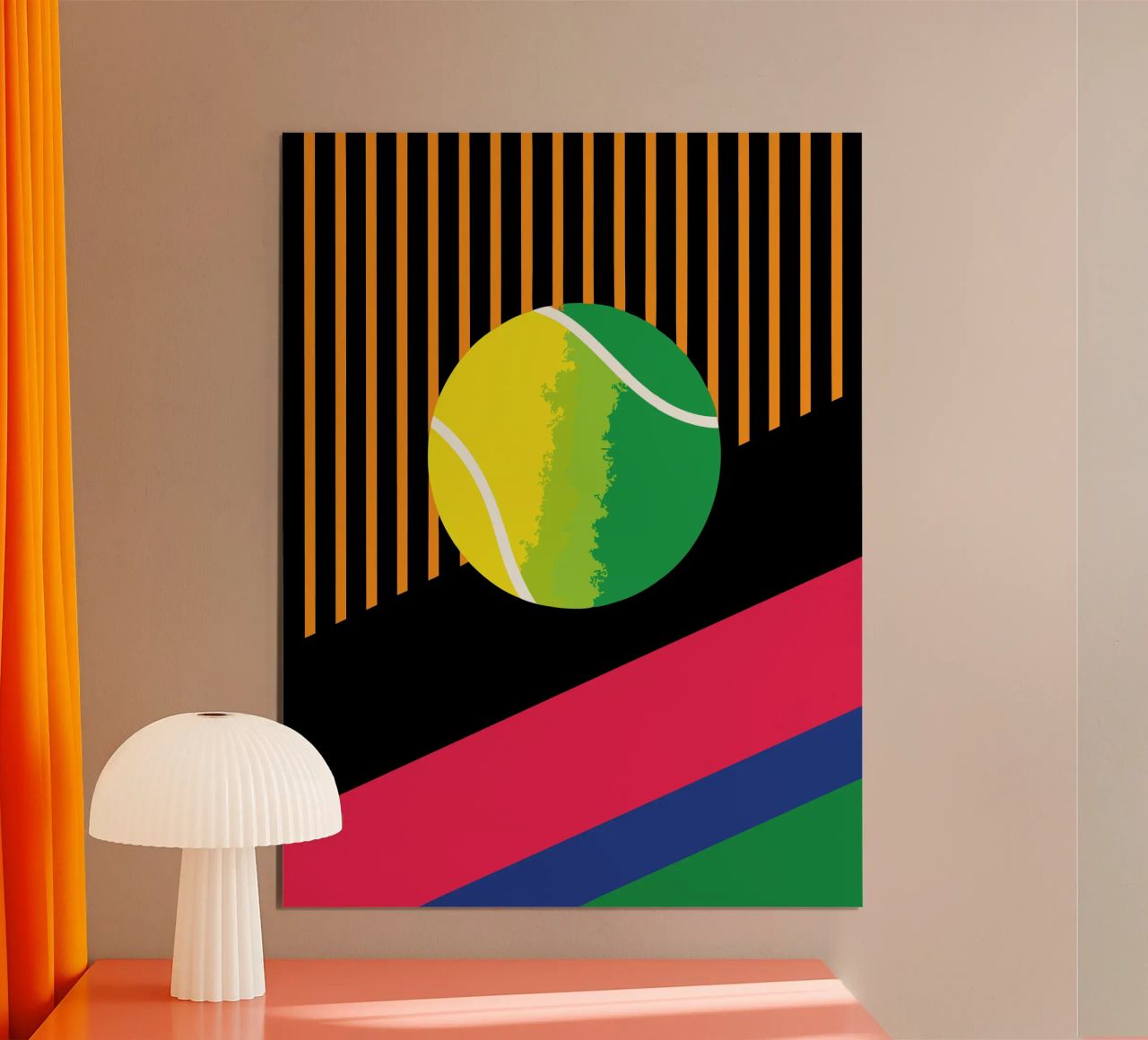 Tennis ball poster by LOOK DIFFERENT
