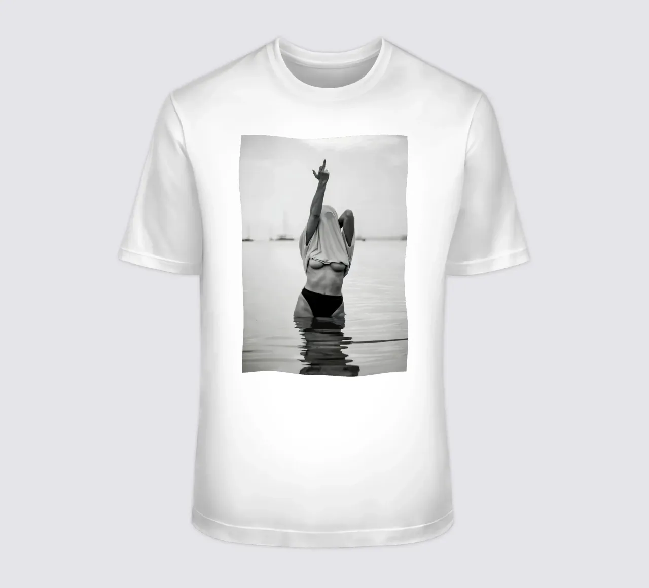 Dito medio t-shirt da Takeme