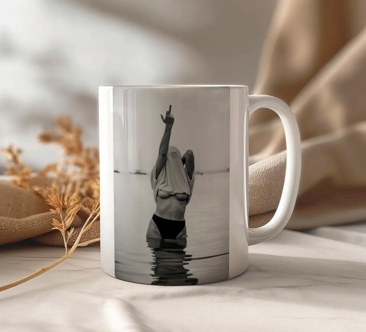 Dito medio tazza in ceramica da Takeme