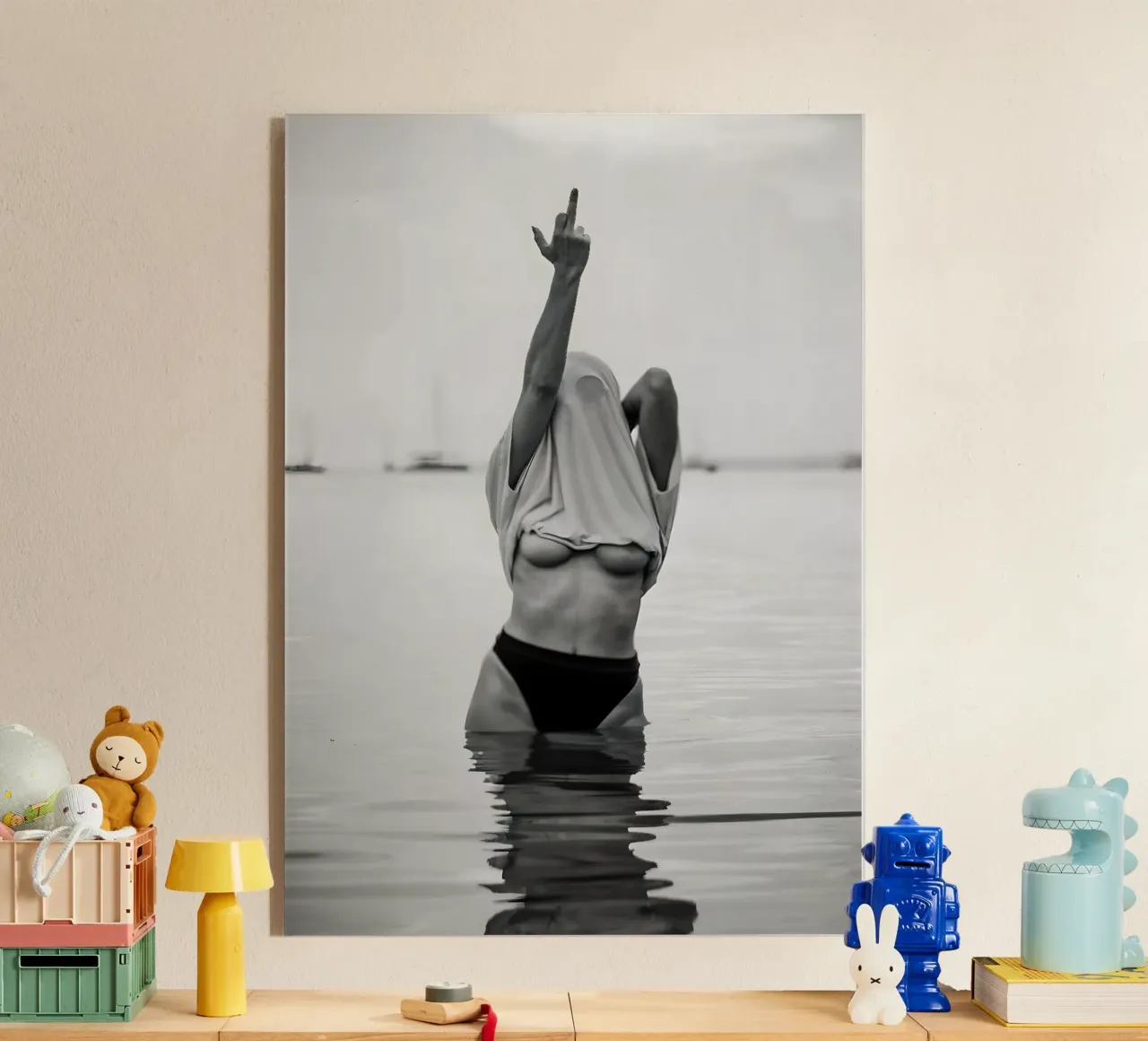 Dito medio plexiglass da Takeme