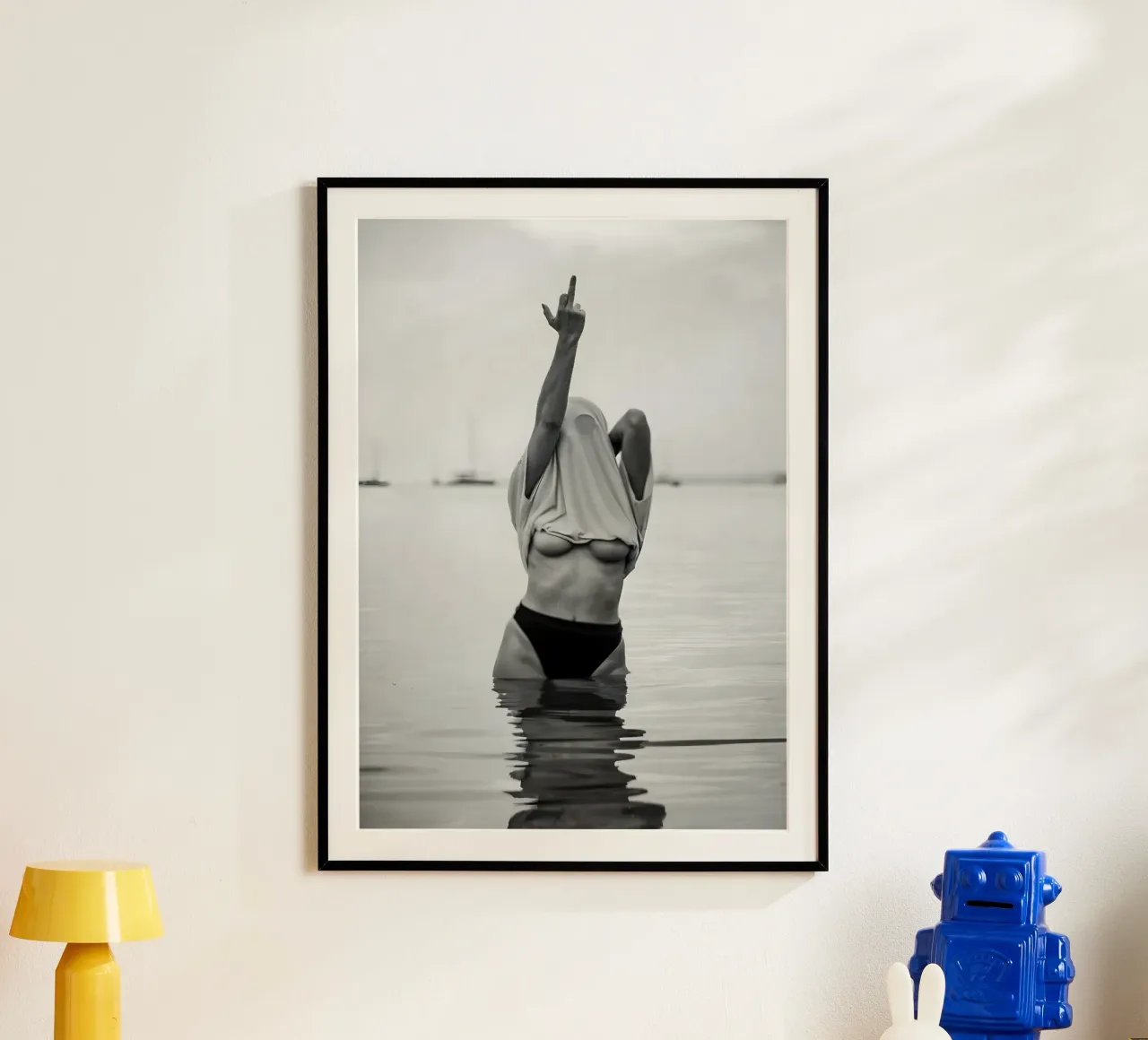 Dito medio poster da Takeme