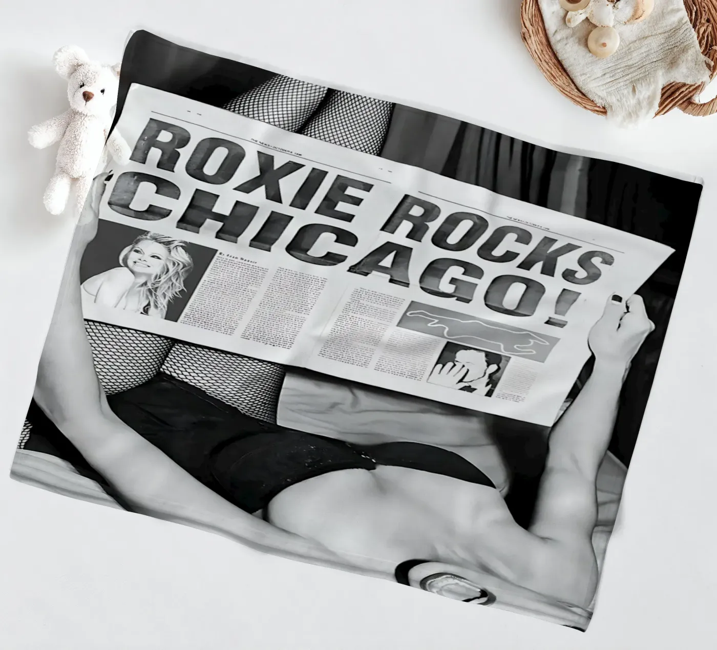 Schreeuwt fleecedeken van Takeme