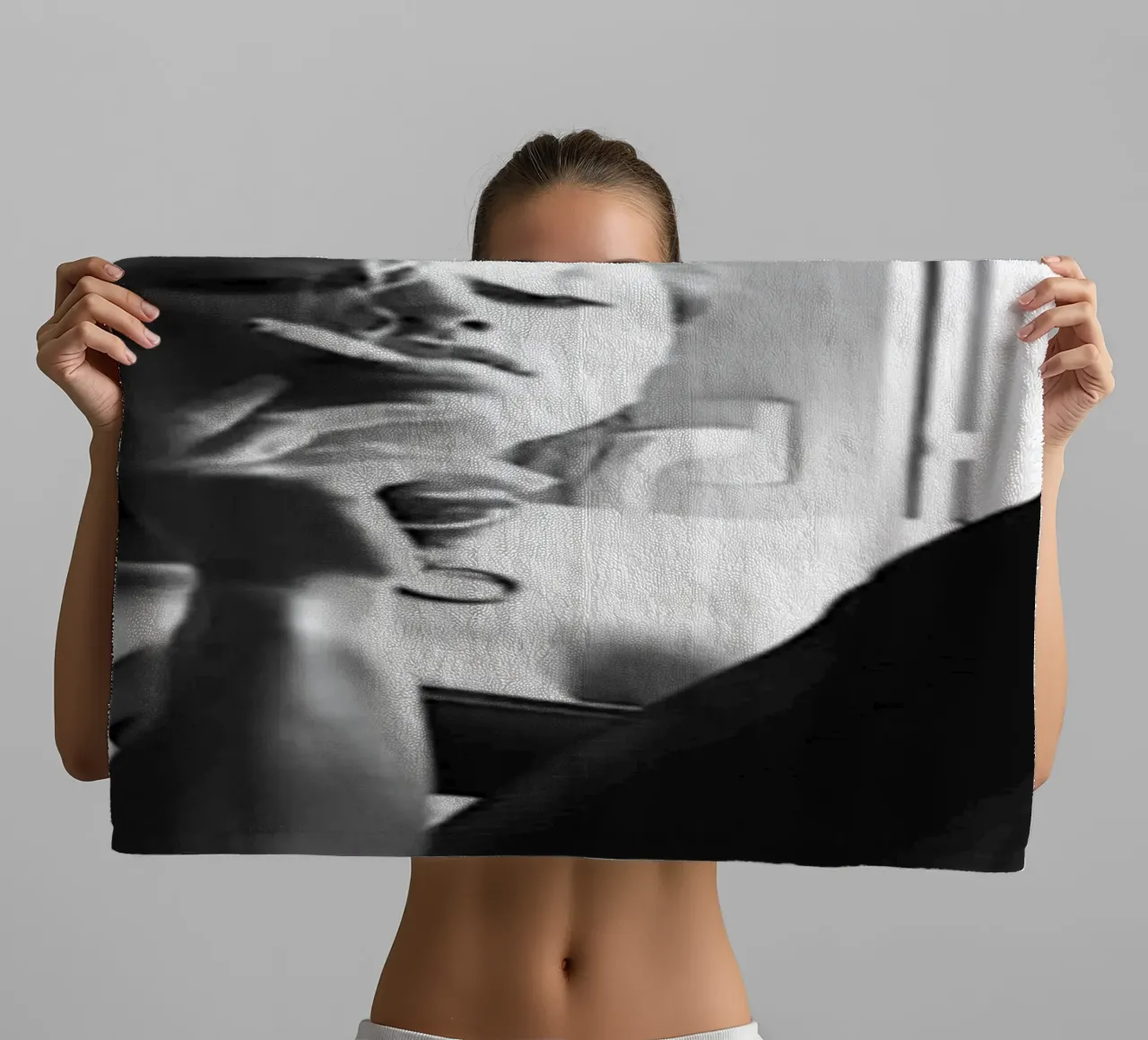 smoking in the window towel by Takeme