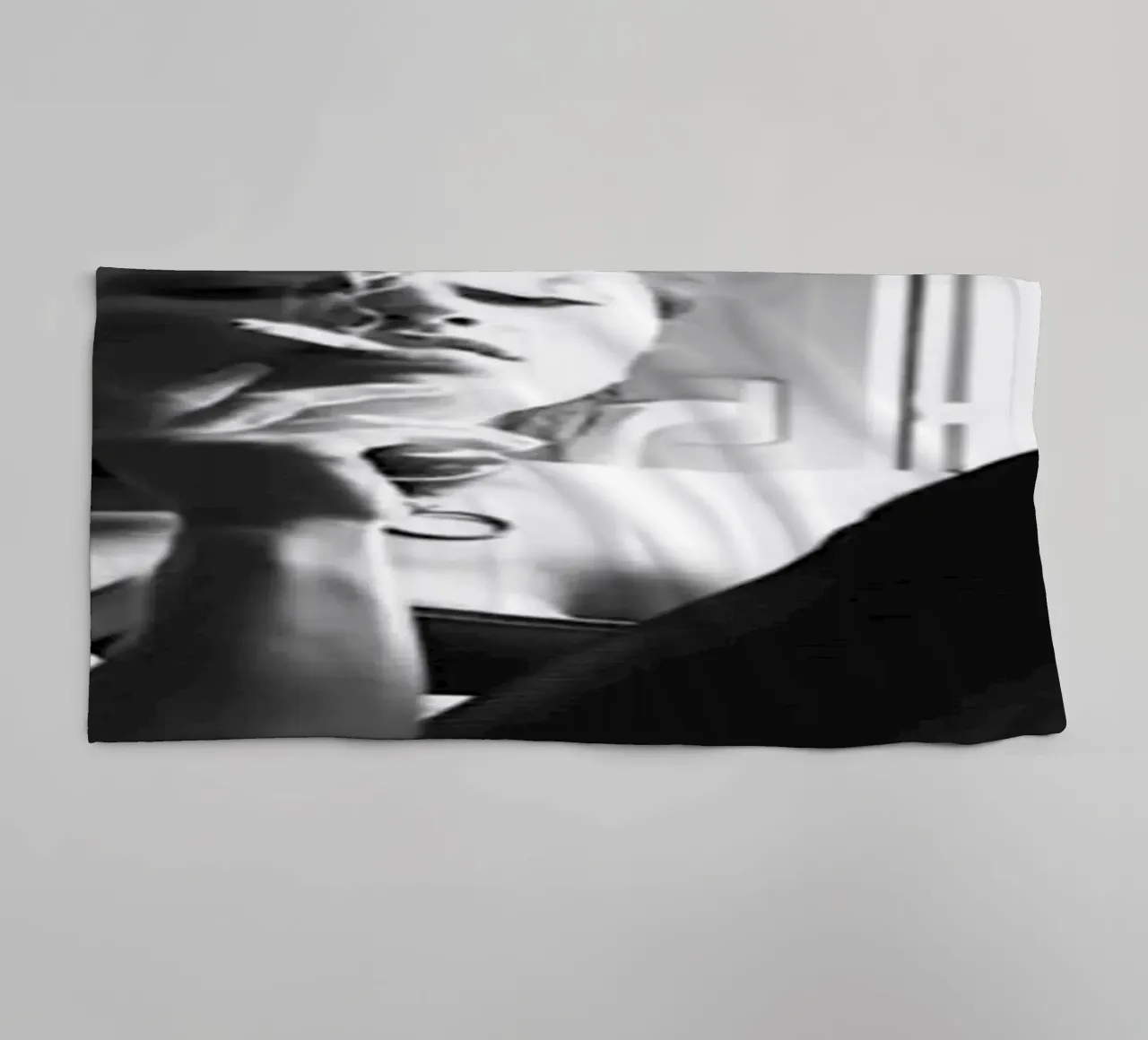 smoking in the window towel by Takeme