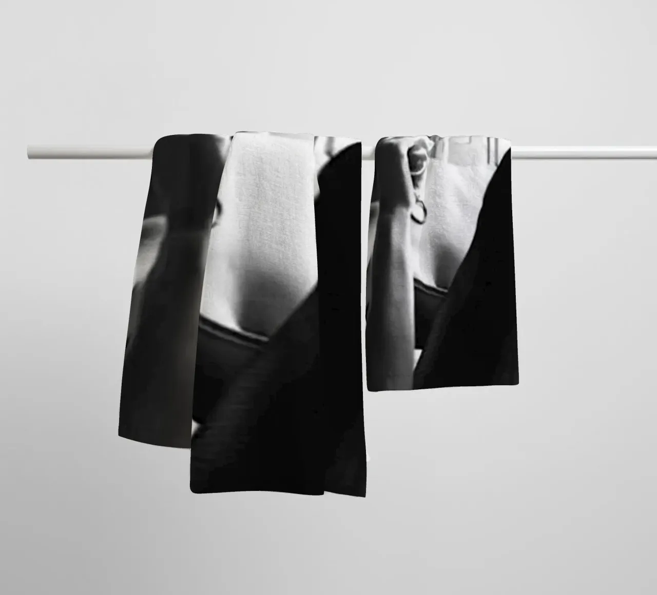 smoking in the window towel by Takeme