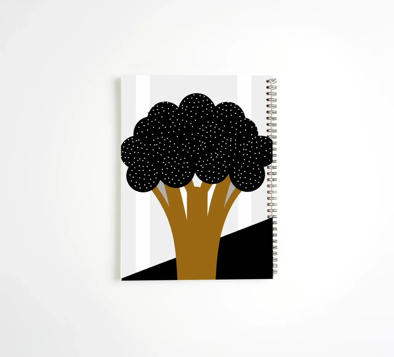 Broccoli spiral notebook by LOOK DIFFERENT