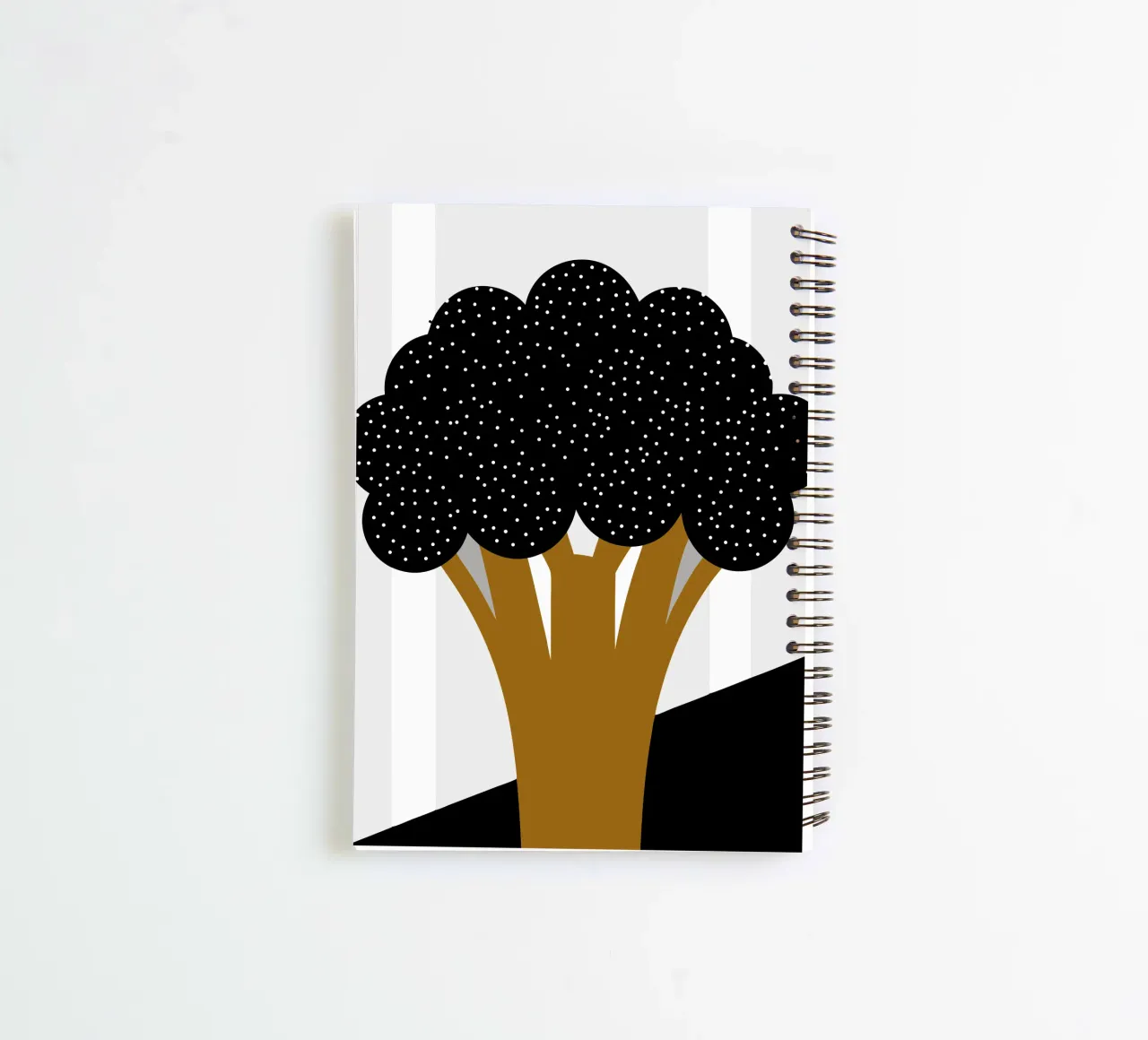 Broccoli spiral notebook by LOOK DIFFERENT
