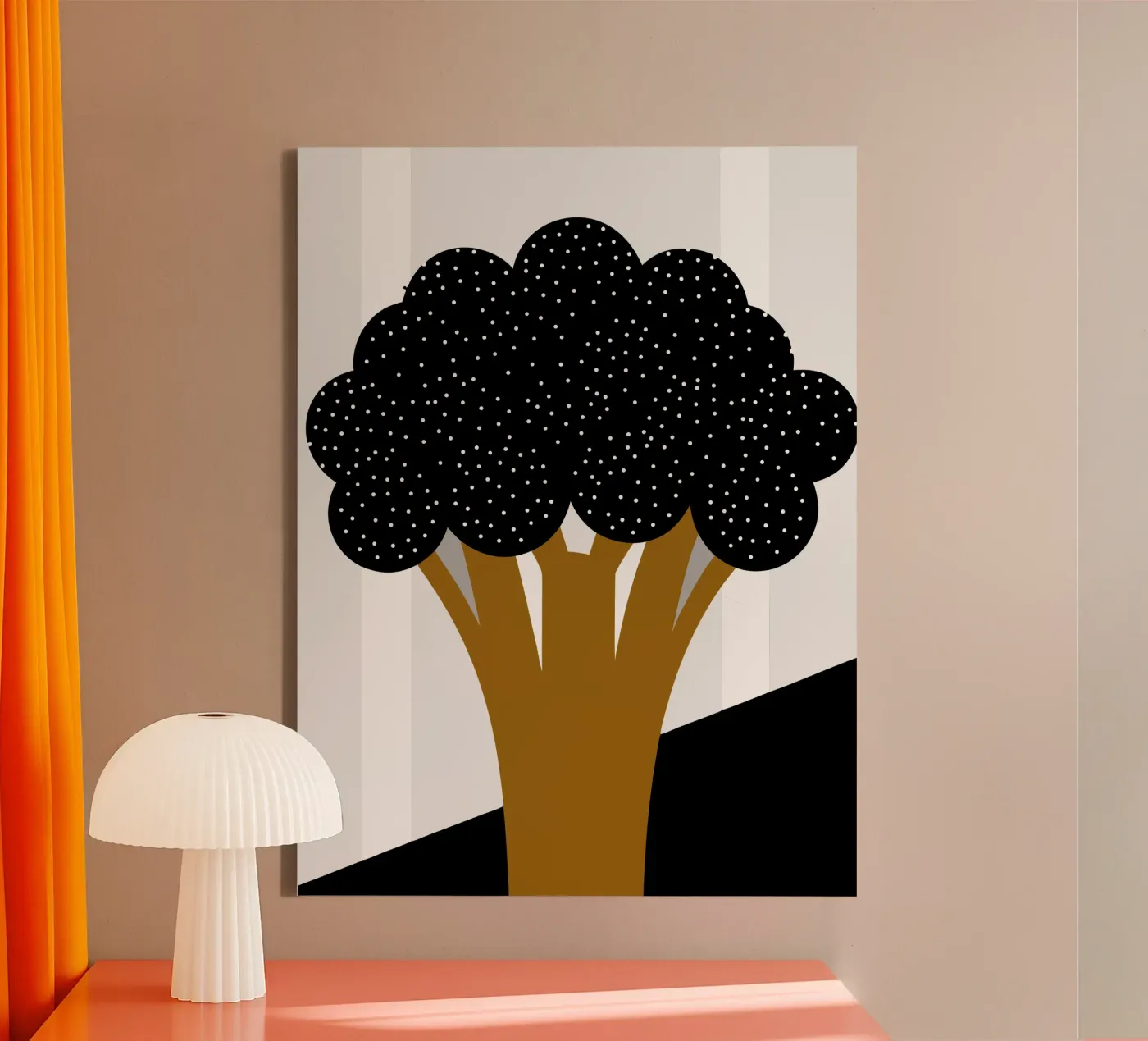 Broccoli canvas van LOOK DIFFERENT