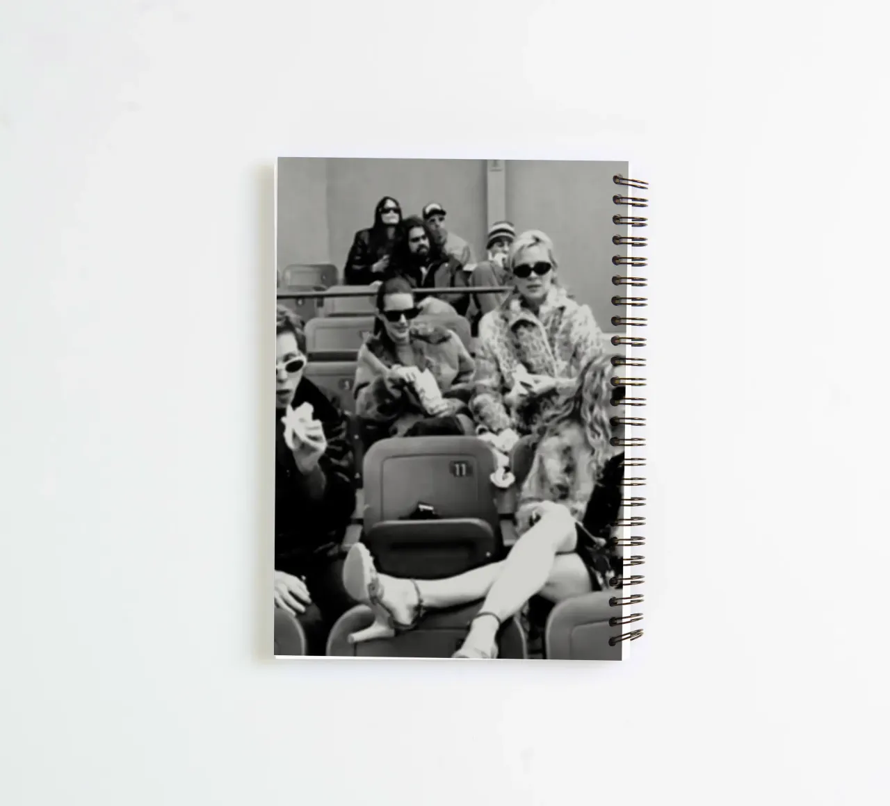Smoking with friend spiral notebook by Takeme