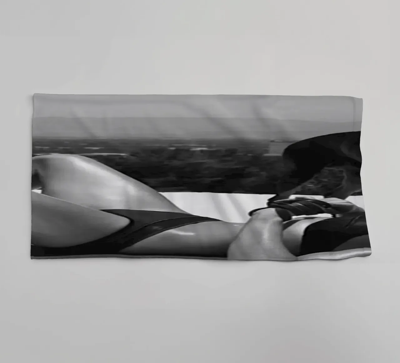sunbathing with dogs towel by Takeme