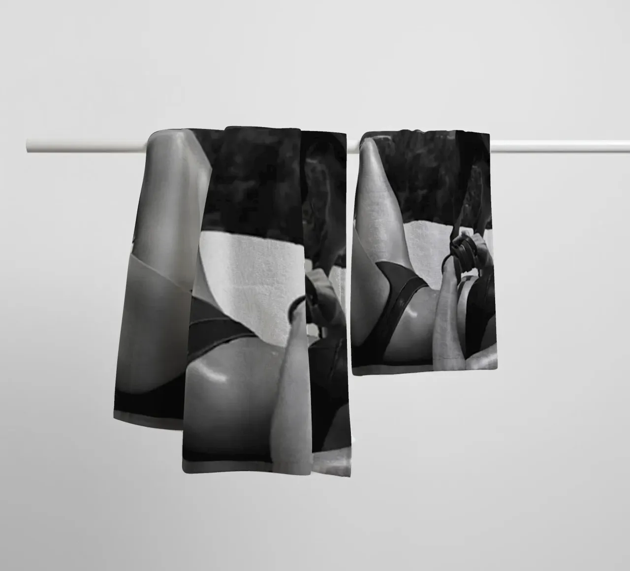 sunbathing with dogs towel by Takeme