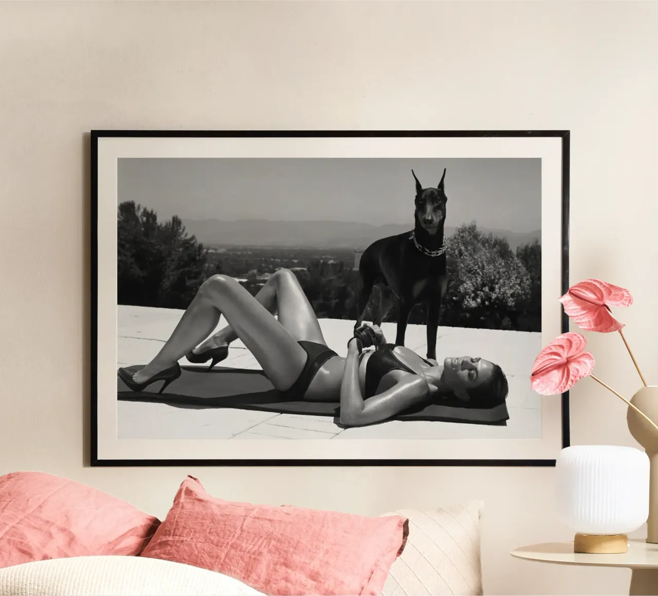 prendere il sole con i cani poster da Takeme