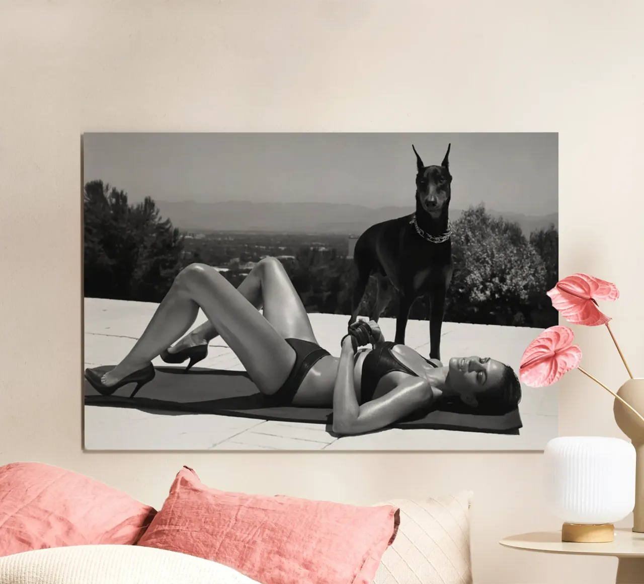 prendere il sole con i cani poster da Takeme