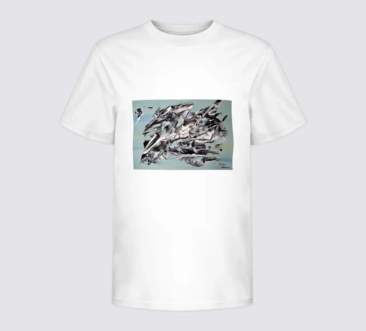 MESSAGE FROM THE HEART 19 t-shirt bambini da Thierry Vobmann Abstract painting