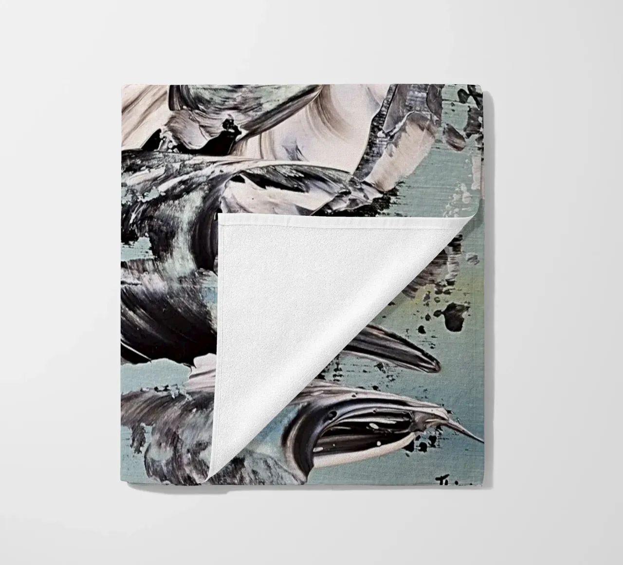 MESSAGE FROM THE HEART 19 telo mare da Thierry Vobmann Abstract painting