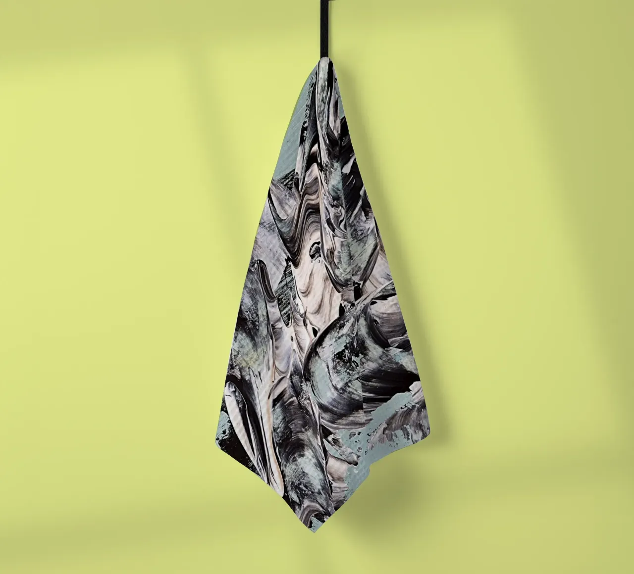 MESSAGE FROM THE HEART 19 canovaccio da cucina da Thierry Vobmann Abstract painting